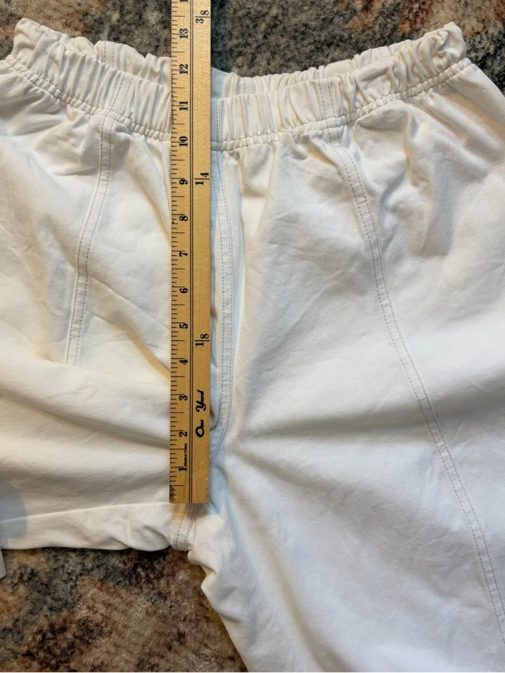 verity & daughters Janus Pant in white/ivory size small barrel